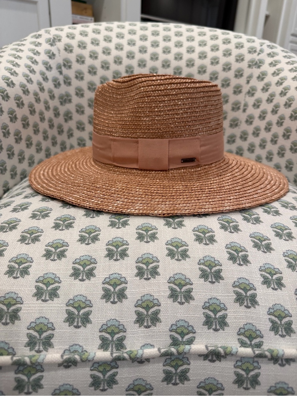 Brixton Woven Straw Fedora with Band